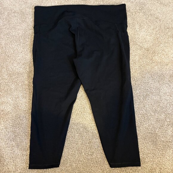 Gap Fit Maternity Blackout Technology Crop Legging Black Plus Size XXL - Picture 6 of 9